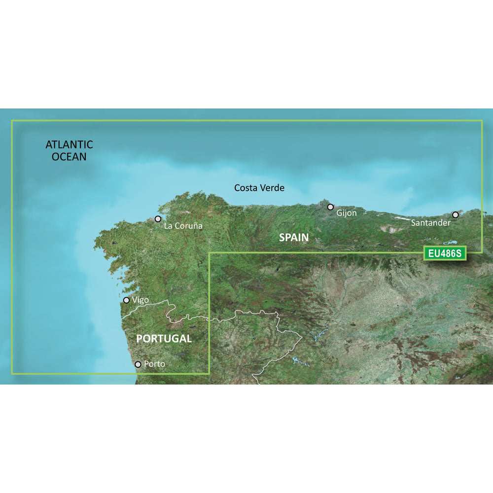 Garmin BlueChart? g3 Vision? HD - VEU486S - Galicia & Asturias - microSD*/SD*