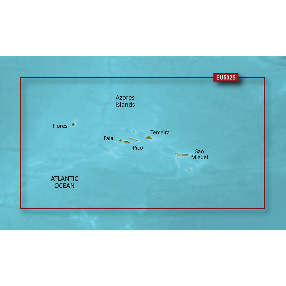 Garmin BlueChart? g3 Vision? HD - VEU502S - Azores Islands - microSD*/SD*