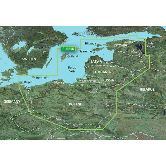 Garmin BlueChart? g3 Vision? HD - VEU065R - Baltic Sea, East Coast - microSD*/SD*