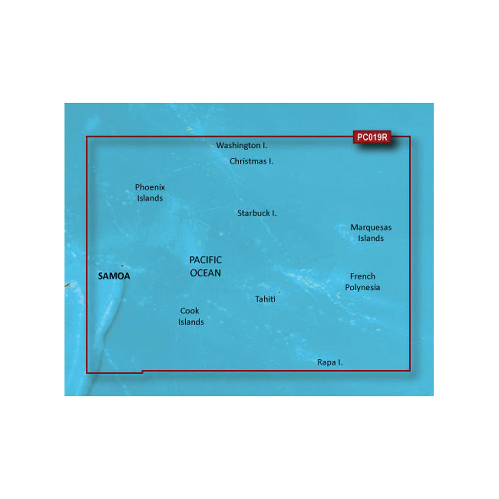 Garmin BlueChart? g3 Vision? HD - VPC019R - Polynesia - microSD*/SD*