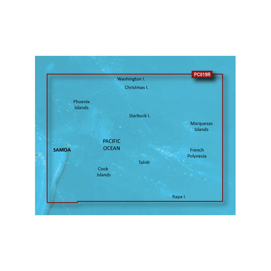 Garmin BlueChart? g3 Vision? HD - VPC019R - Polynesia - microSD*/SD*