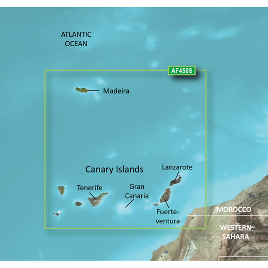 Garmin BlueChart? g3 Vision? HD - VAF450S - Madeira & Canary Islands - microSD*/SD*