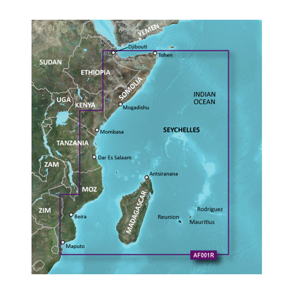 Garmin BlueChart? g3 Vision? HD - VAF001R - Eastern Africa - microSD*/SD*