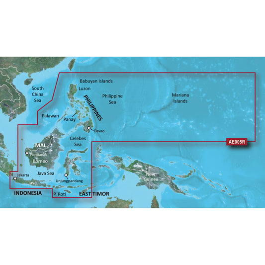 Garmin BlueChart? g3 Vision? HD - VAE005R - Philippines - Java Mariana Is. - microSD*/SD*