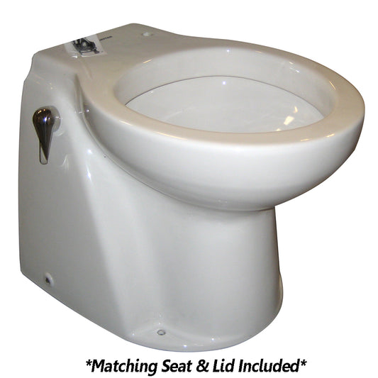 Raritan Atlantes Freedom? w/Vortex-Vac - Household Style - White - Freshwater Solenoid - Smart Toilet Control - 12v