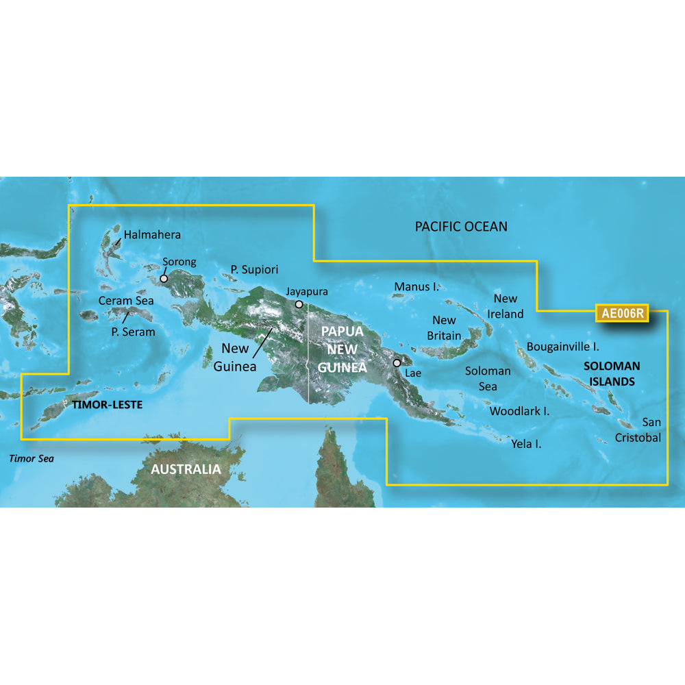 Garmin BlueChart? g3 HD - HXAE006R - Timor Leste/New Guinea - microSD*/SD*