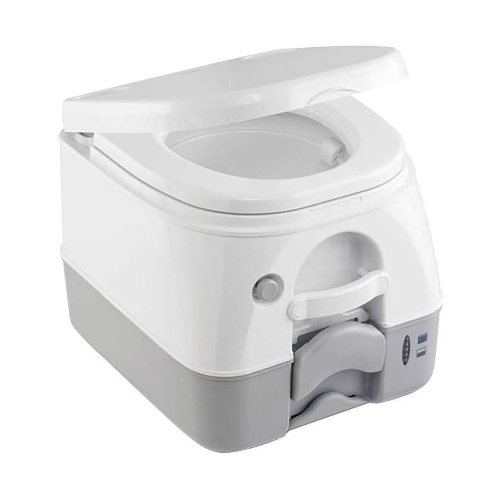 Dometic 972 Portable Toilet - 2.6 Gallon - Grey