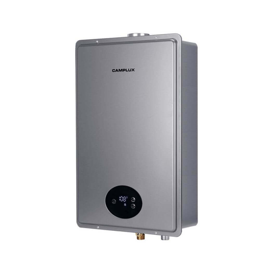 Camplux Instant Indoor Tankless Gas Water Heater 5.28 GPM | Gray