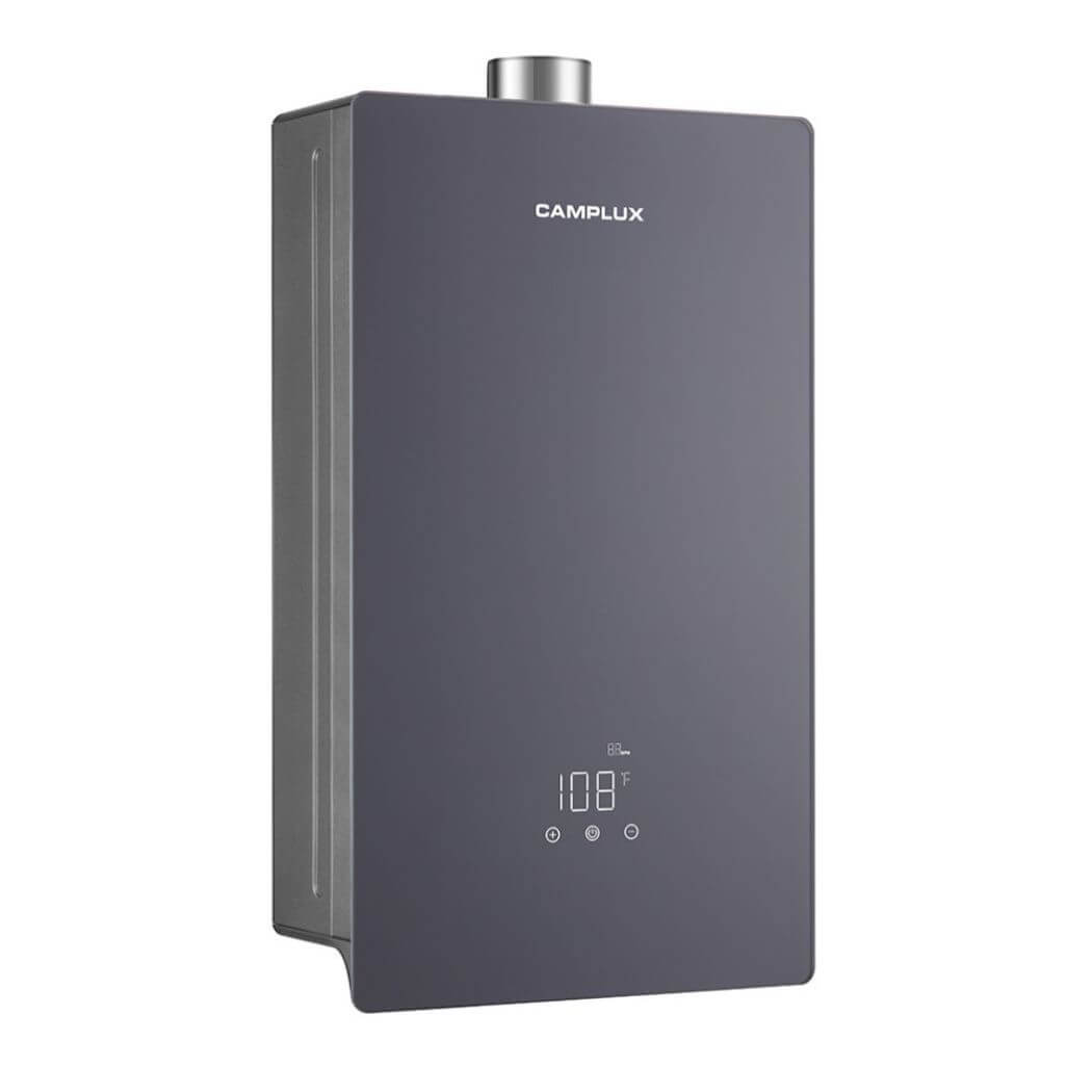 Camplux 4.22 GPM Indoor Tankless Hot Water Heater | Gray