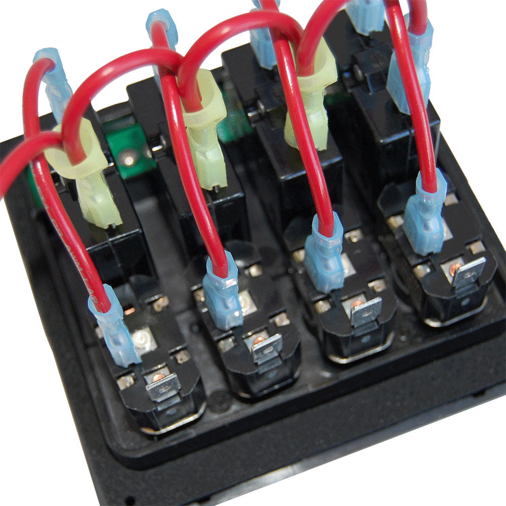 Blue Sea Weather Deck Panel 12v 4 Circuit Breaker Panel