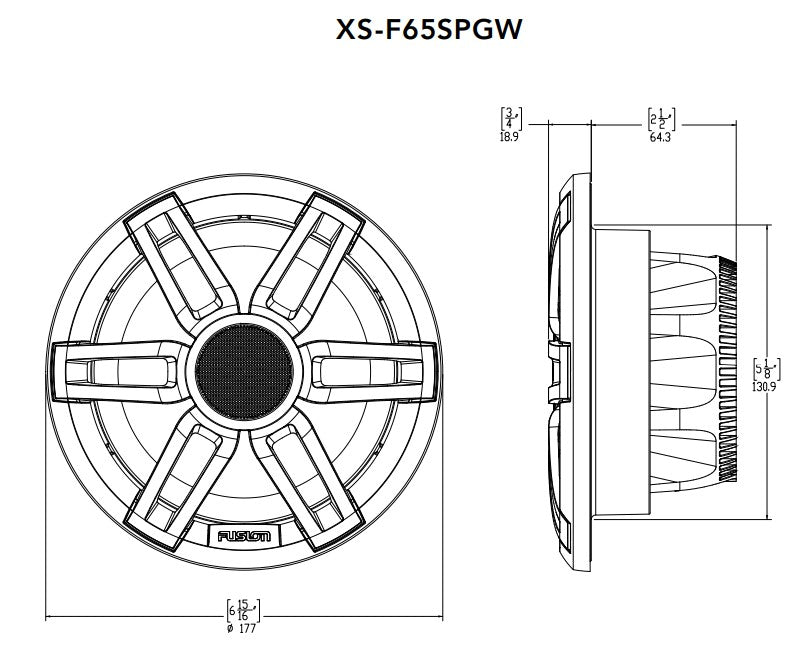 Fusion XS-F65SPWB 6.5" Speaker