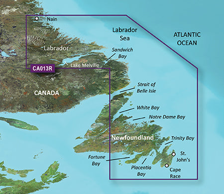 Garmin BlueChart g3 Vision HD - VCA013R - Labrador Coast - microSD/SD [010-C0698-00]