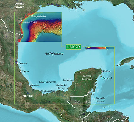 Garmin BlueChart g3 Vision HD - VUS032R - Southern Gulf of Mexico - microSD/SD [010-C0733-00]