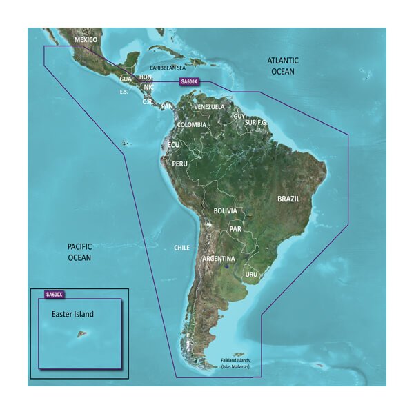 Garmin BlueChart g3 HD - HXSA600X - South America - microSD/SD [010-C1067-20]