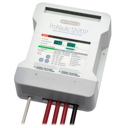 ProMariner ProNautic 1220P 20 Amp Battery Charger 12v 3 Bank 120/240v Input