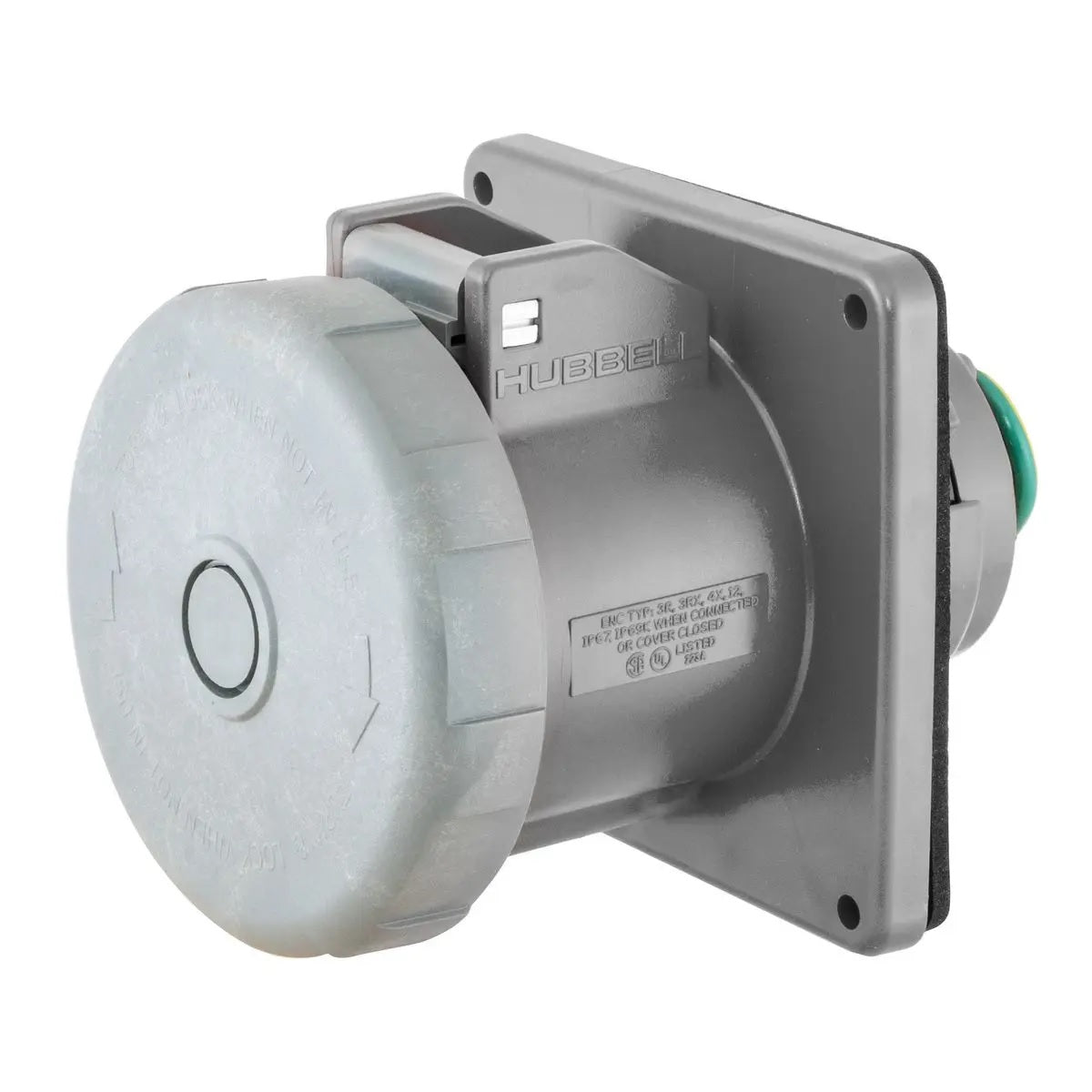 Hubbell M4100B12R 100A 125/250V Inlet