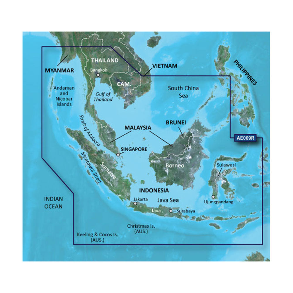 Garmin BlueChart? g3 HD - HXAE009R - Singapore / Malaysia / Indonesia - microSD* / SD*