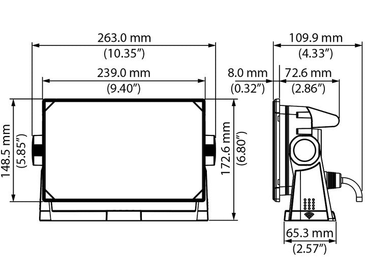 Simrad NSX3009 9" MFD No Transducer