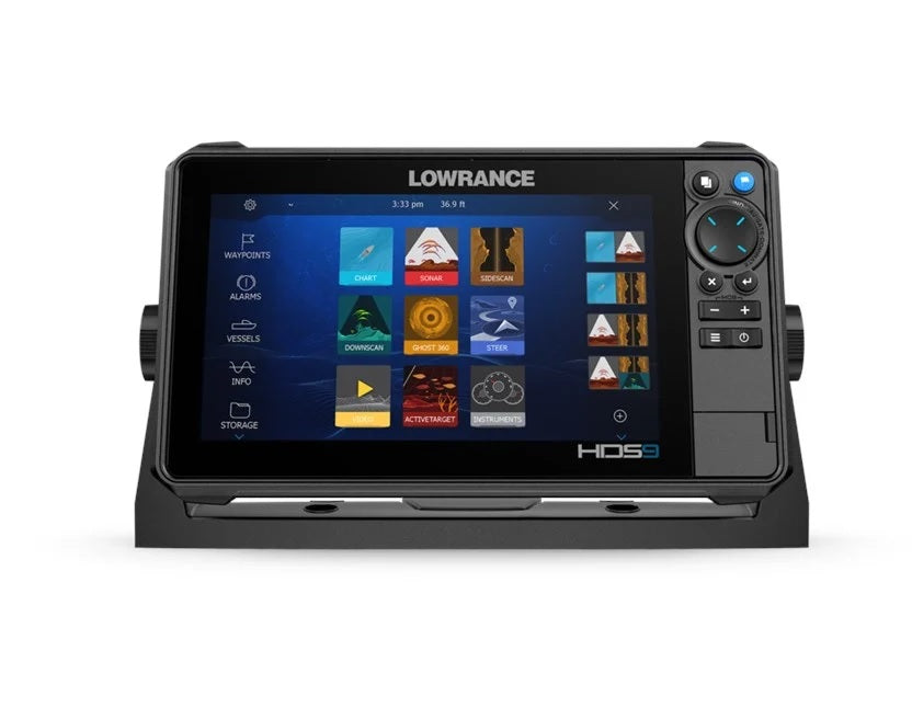 Lowrance HDS9 Pro 9" MFD C-Map US & Canada Active Imaging HD 3In1