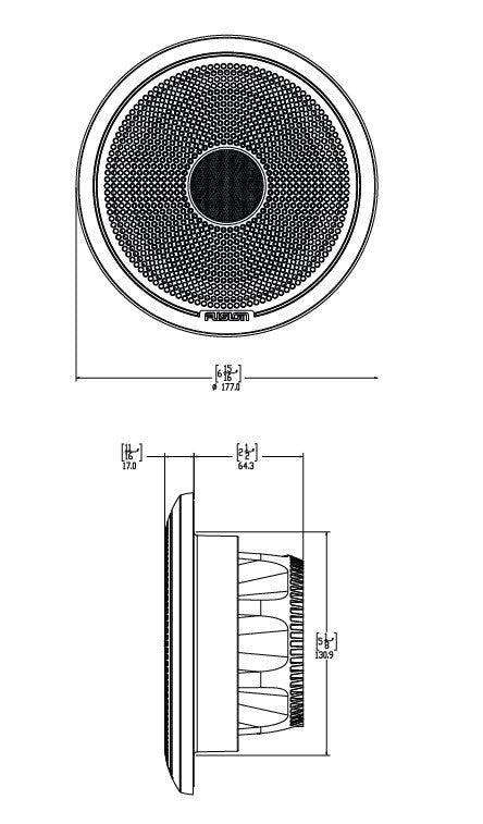 Fusion MS-RA210KCW Bundle MS-RA210 Stereo with Pair XS Classic Speakers