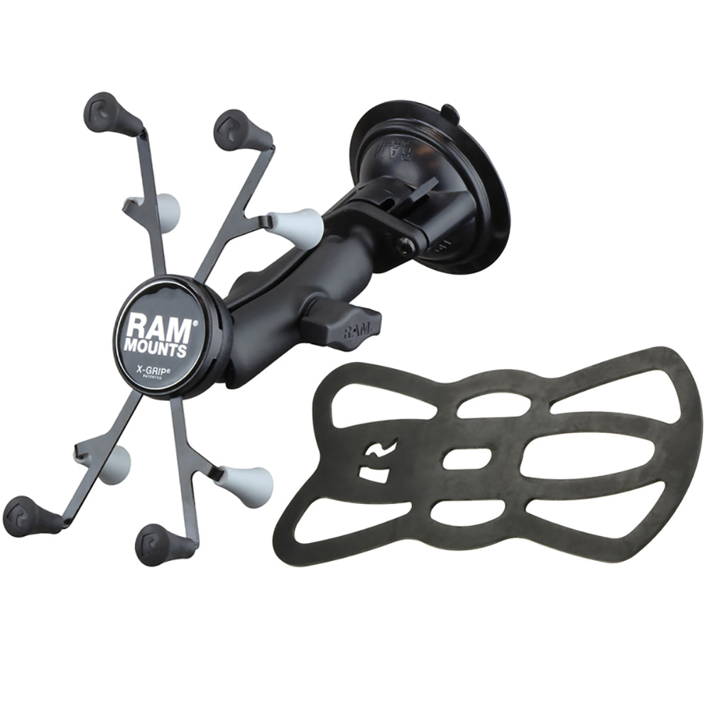 RAM Mount Twist Lock Suction Cup Base w/Universal X-Grip II [RAM-B-166-UN8U]