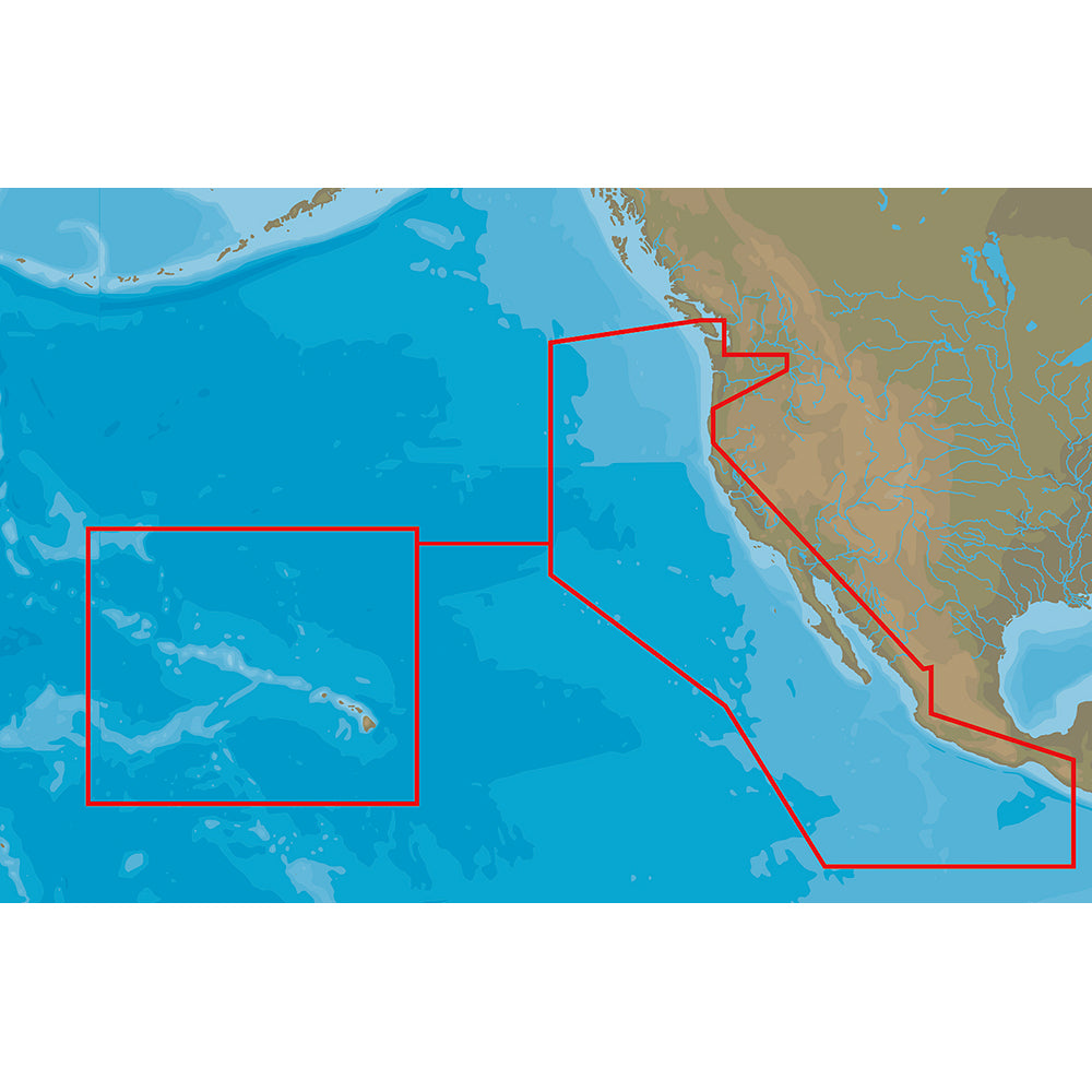 C-MAP 4D NA-D024 - USA West Coast & Hawaii - Full Content