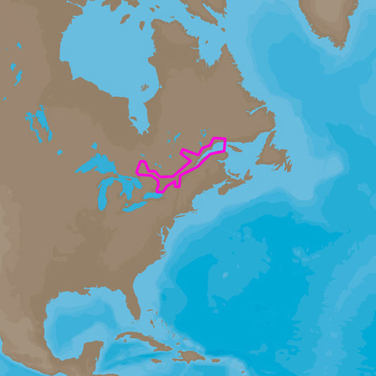 C-MAP  4D NA-D935 St Lawrence River