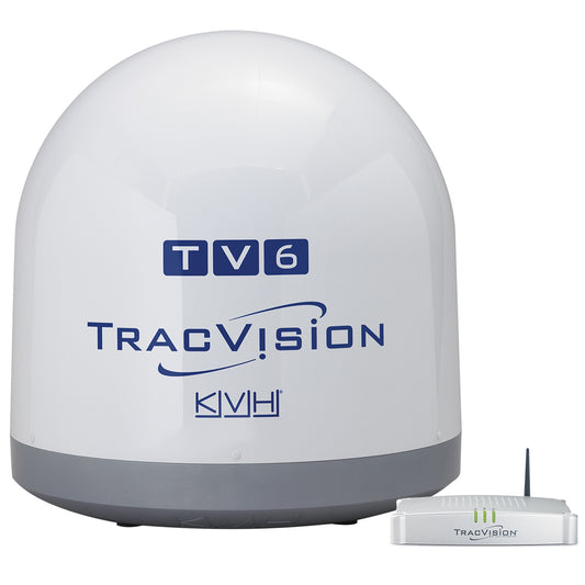 KVH TracVision TV6 w/IP-Enabled TV-Hub & Linear Universal Quad-Output LNB w/Autoskew & GPS