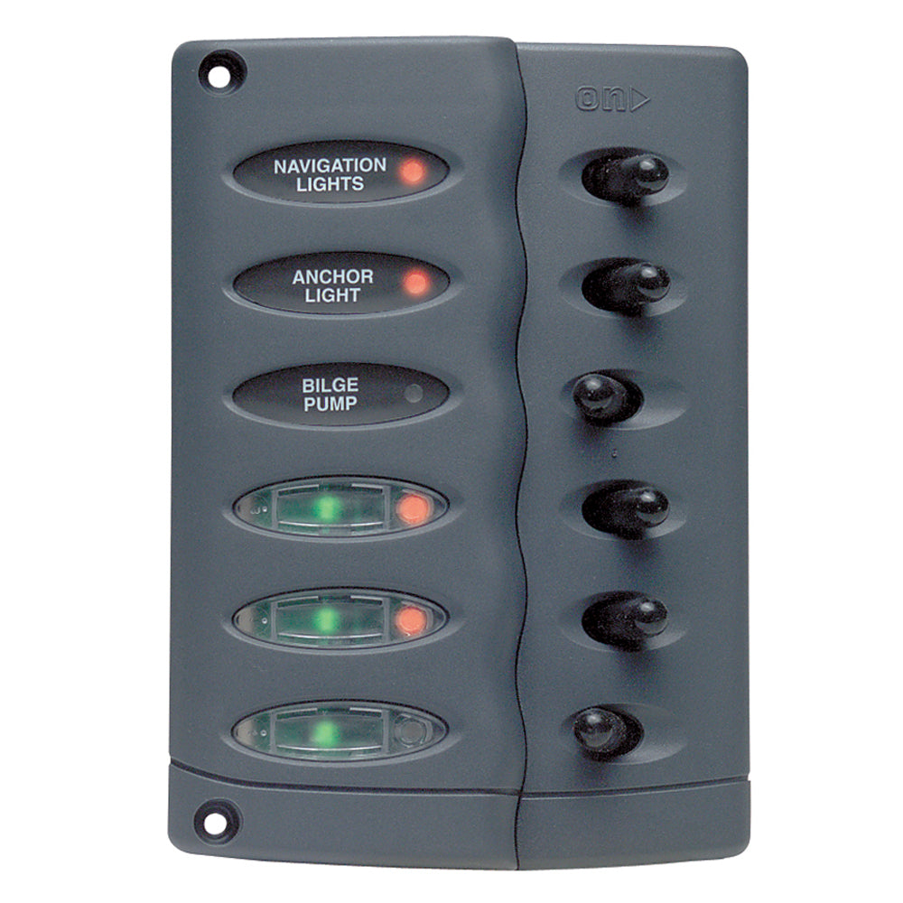 BEP CSP6-F 6 Way Switch Panel Water Proof With Fuse Holder
