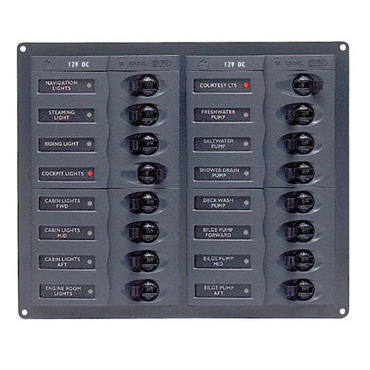 BEP 904NM 16 Way DC Circuit Breaker Panel