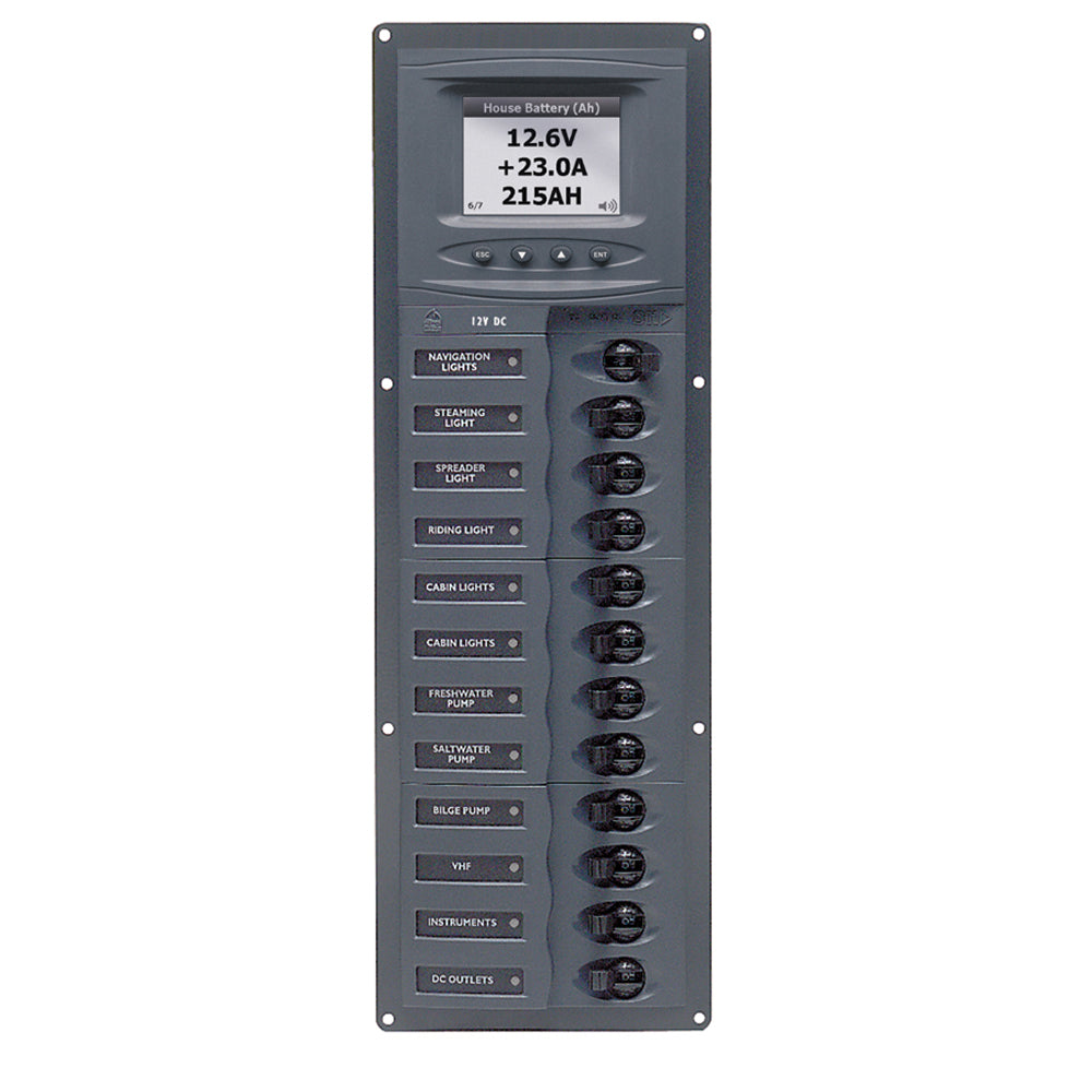 BEP 902V-DCSM 12 Way DC Circuit Breaker Panel