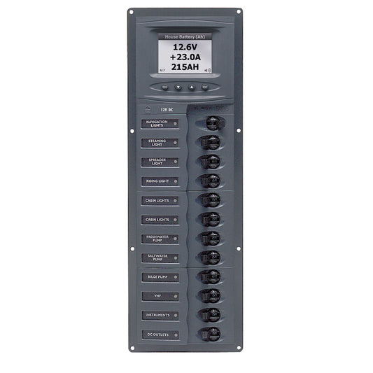 BEP 902V-DCSM 12 Way DC Circuit Breaker Panel