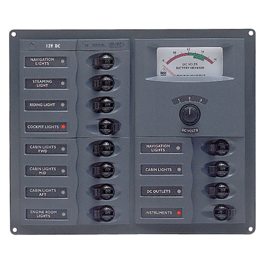 BEP 902-AM 12 Way DC Circuit Breaker Panel