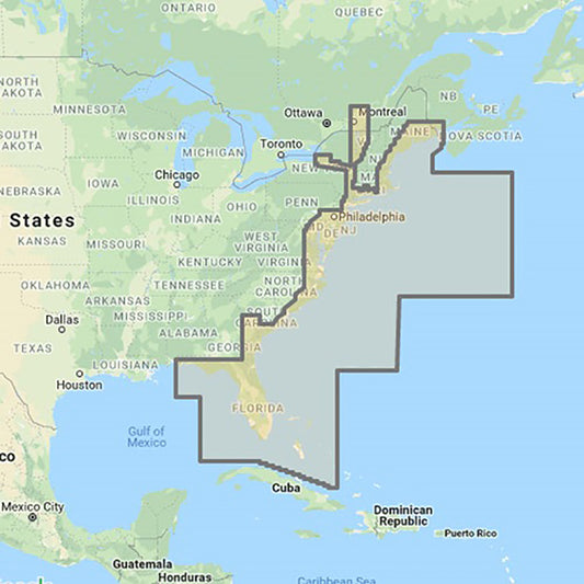 Furuno MM3-FNA-022 C-MAP Fishing Chart US East Coast & Bahamas *Needs System ID# To Process