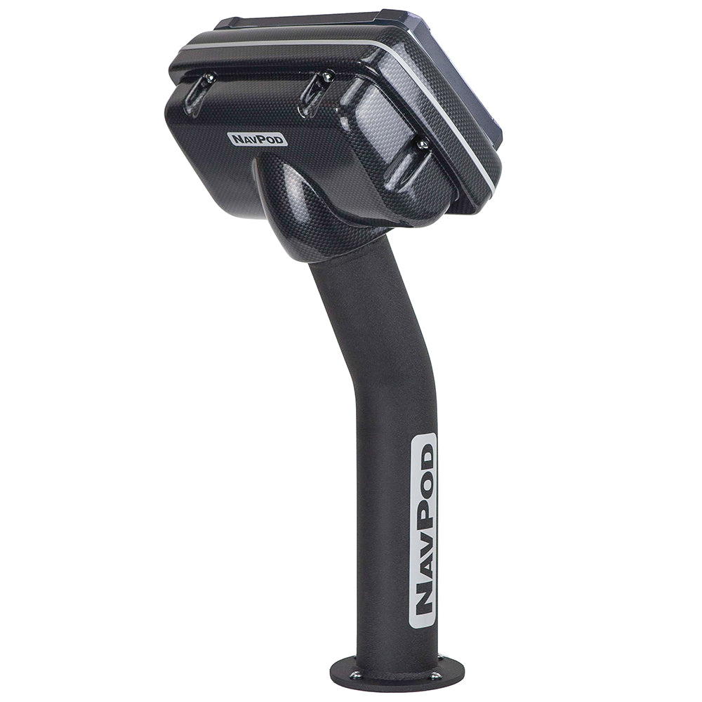 NavPod PED4500-01 PedestalPod Pre-Cut f/Garmin echoMAP* 72sv, 73sv, 74sv, 75sv, 72dv, 73dv, 74dv & 75dv - Carbon Black