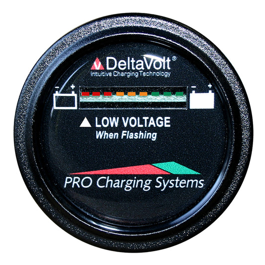 Dual Pro Battery Fuel Gauge - DeltaView? Link Compatible - 48V System (4-12V Batteries, 8-6V Batteries, 6-8V Batteries)