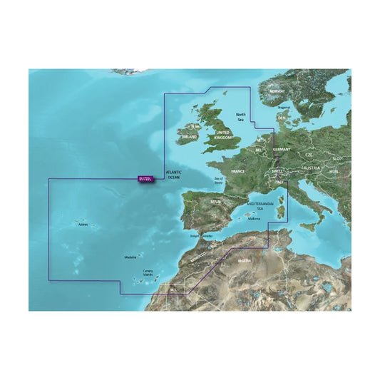 Garmin VEU722L Europe Atlantic Coast BlueChart? g3 Vision?