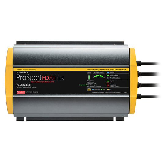 ProMariner ProSport HD 20 Gen4 20 Amp Battery Charger 12/24/36v 3 Bank 120v Input