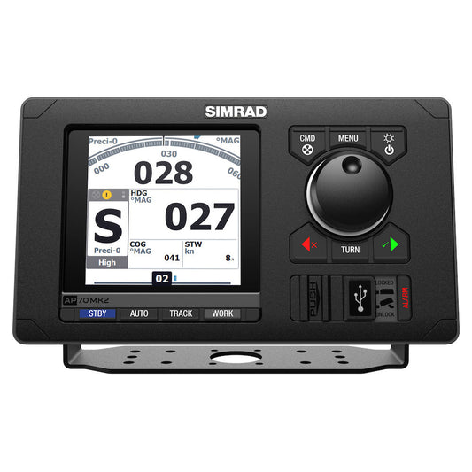 Simrad AP70 MK2 Autopilot IMO Pack f/Solenoid - Includes AP70 MK2 Control Head, AC80S Course Computer & RF45x Feedback