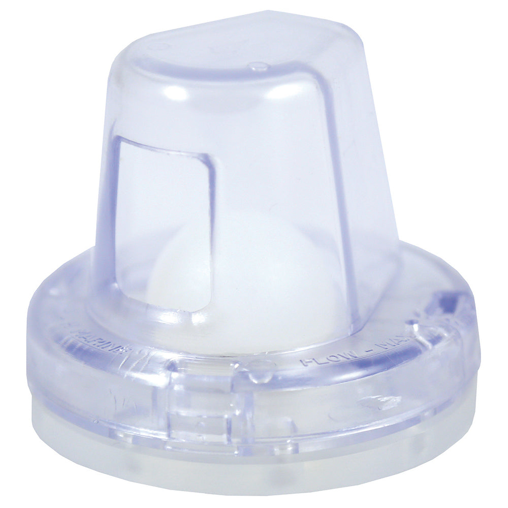 T-H Marine Flow-Max* Ball Scupper - Clear