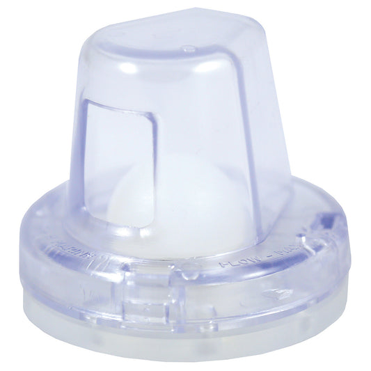 T-H Marine Flow-Max* Ball Scupper - Clear