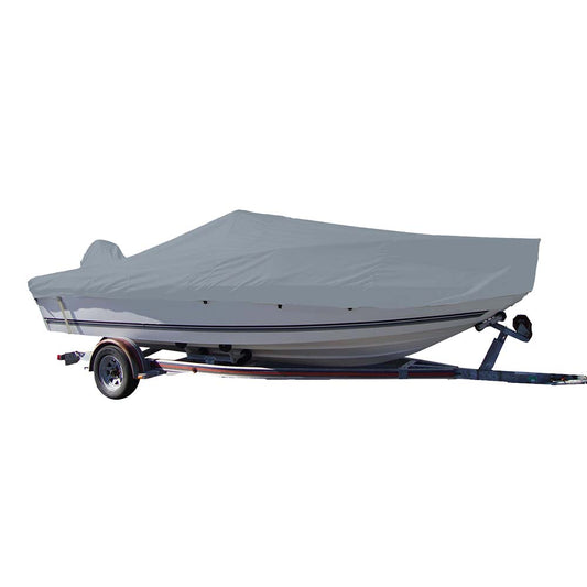 Carver Sun-DURA? Styled-to-Fit Boat Cover f/17.5' V-Hull Center Console Fishing Boat - Grey