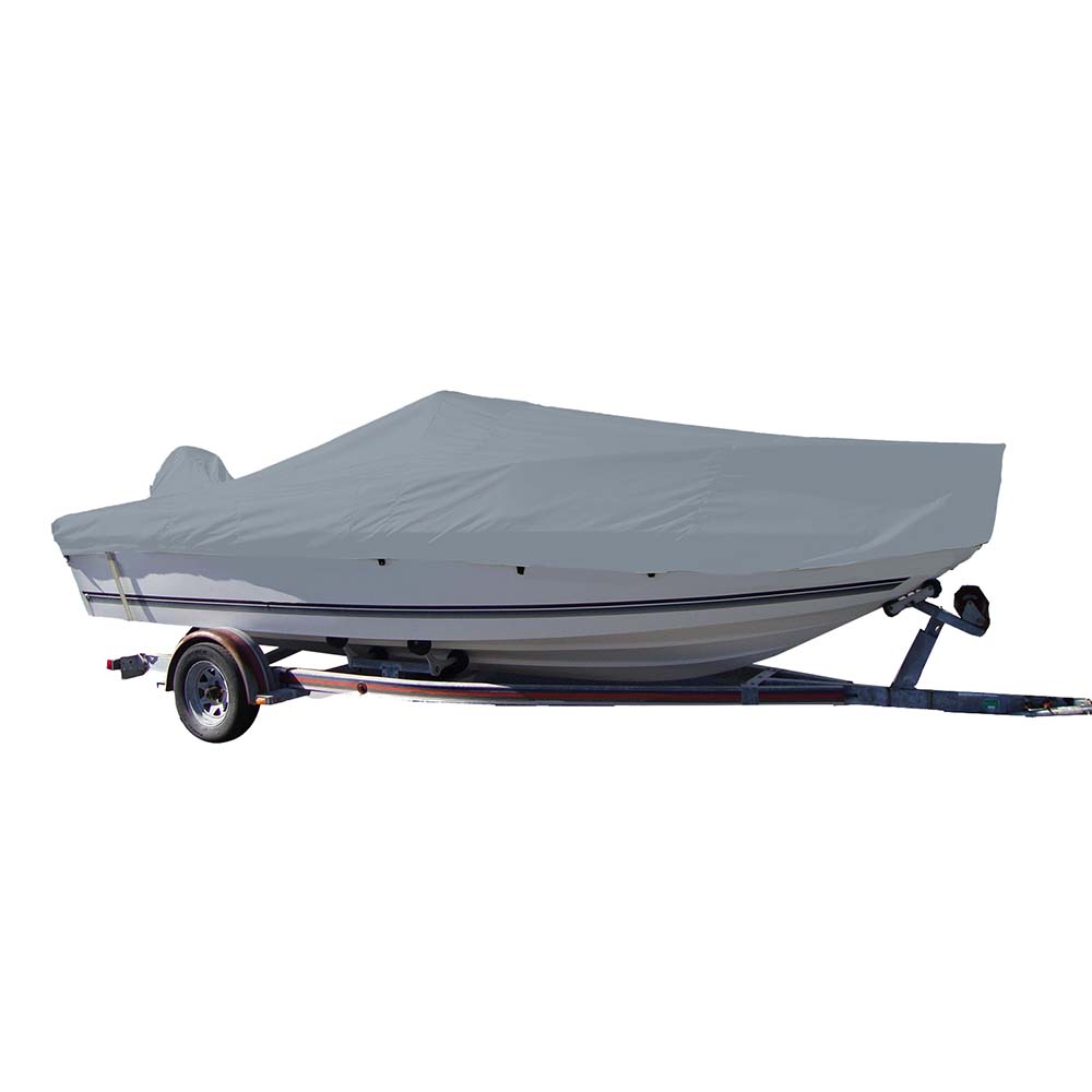 Carver Sun-DURA? Styled-to-Fit Boat Cover f/19.5' V-Hull Center Console Fishing Boat - Grey