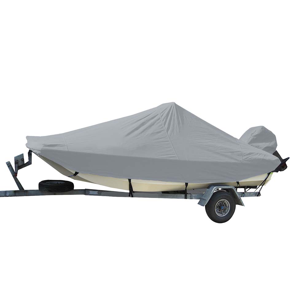 Carver Sun-DURA? Styled-to-Fit Boat Cover f/23.5' Bay Style Center Console Fishing Boats - Grey