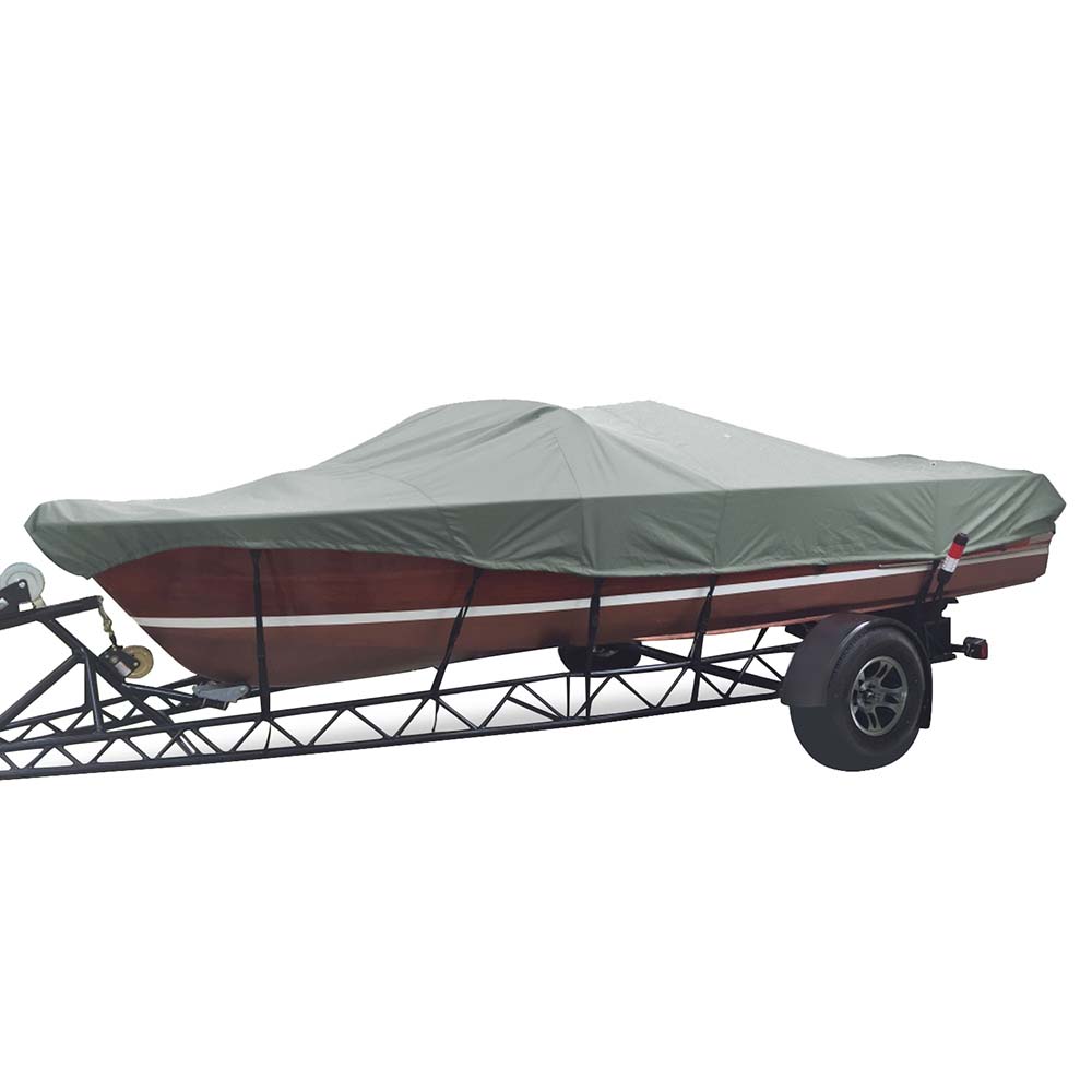 Carver Sun-DURA? Styled-to-Fit Boat Cover f/19.5' Tournament Ski Boats - Grey