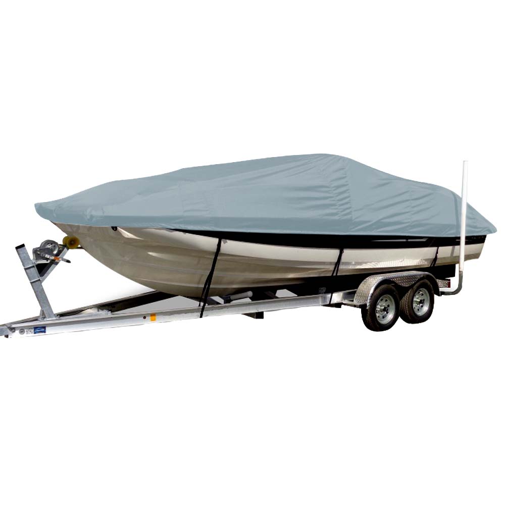 Carver Sun-DURA? Styled-to-Fit Boat Cover f/19.5' Sterndrive Deck Boats w/Low Rails - Grey