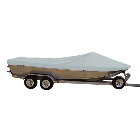 Carver Sun-DURA? Styled-to-Fit Boat Cover f/18.5' Sterndrive Aluminum Boats w/High Forward Mounted Windshield - Grey