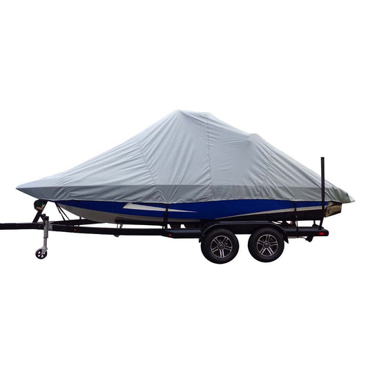 Carver Sun-DURA? Specialty Boat Cover f/21.5' Inboard Tournament Ski Boats w/Wide Bow & Swim Platform - Grey