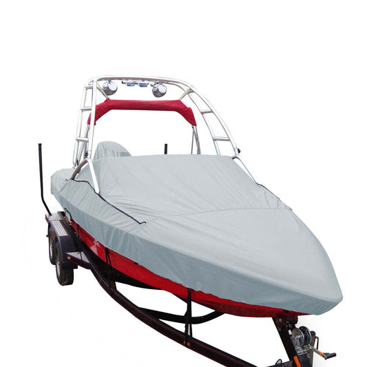 Carver Sun-DURA? Specialty Boat Cover f/20.5' V-Hull Runabouts w/Tower - Grey