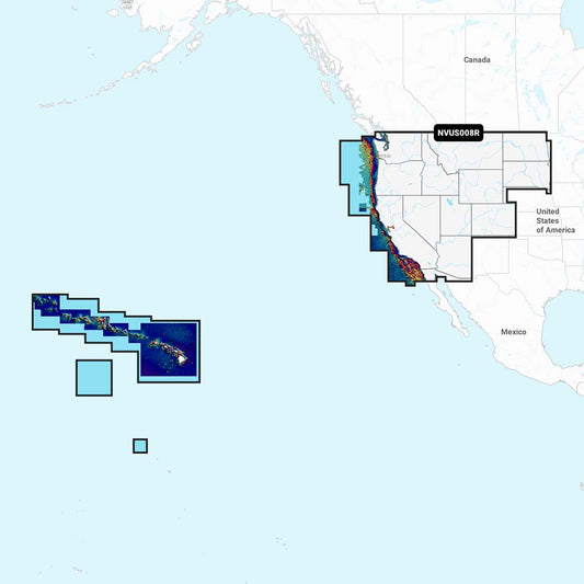 Garmin Navionics Vision+* NVUS008R U.S. West